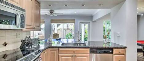 Microwave, oven, dishwasher