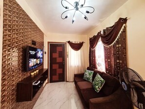 Family Apartment, 2 Bedrooms | Living area - Tagaytay House withBathtub by Bea and RM (Tagaytay)