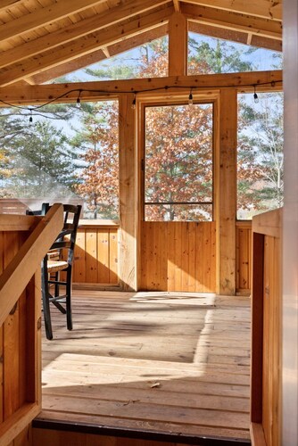 Rarely offered 2 waterfront cottages with 2 hot tubs side by side!