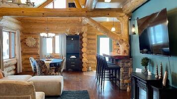 TV, foosball, offices