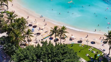 Beach nearby, sun-loungers