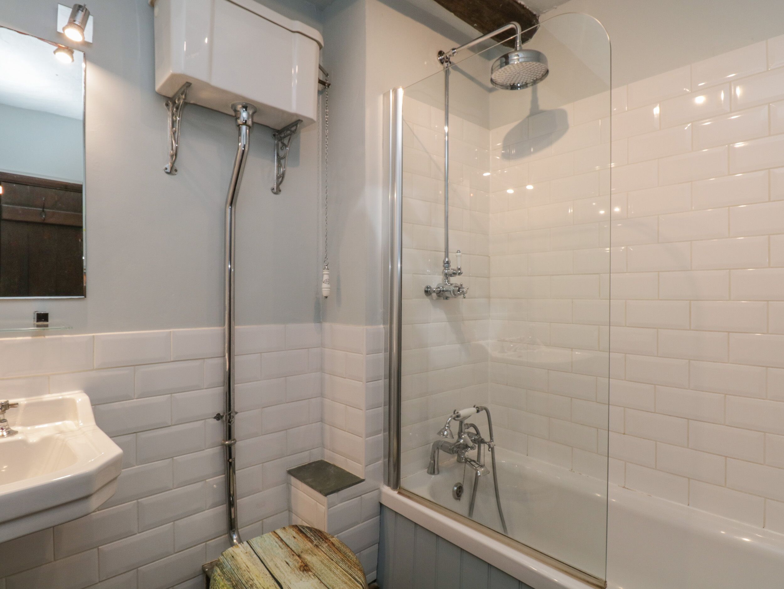 Ferienhaus | Badezimmer | Dusche, Haartrockner