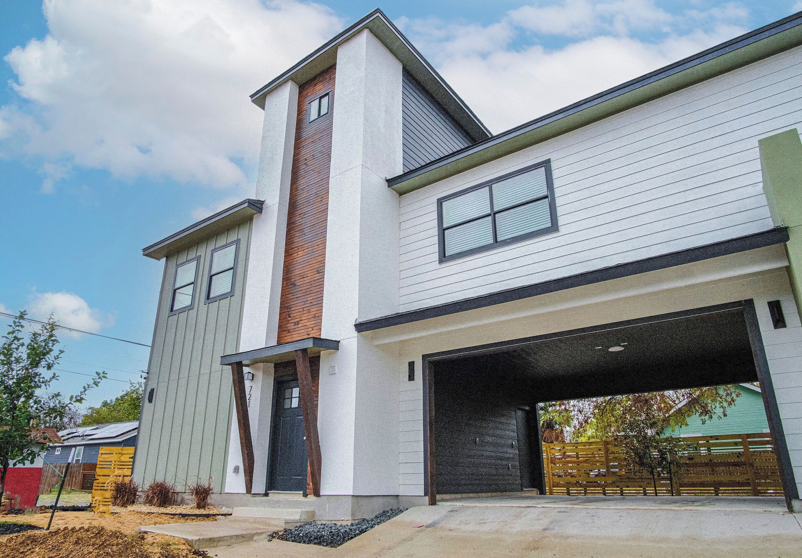 Fachada de la propiedad