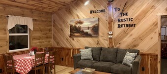 Welcome to The Rustic Retreat where you can rest and relax.