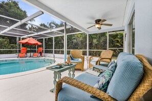 Et oppvarmet basseng