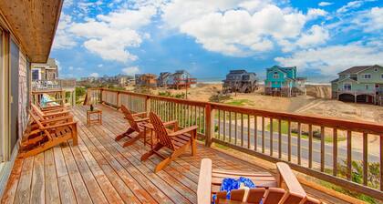 Semi-Oceanfront, Beach Access, Hot Tub & Pool Table