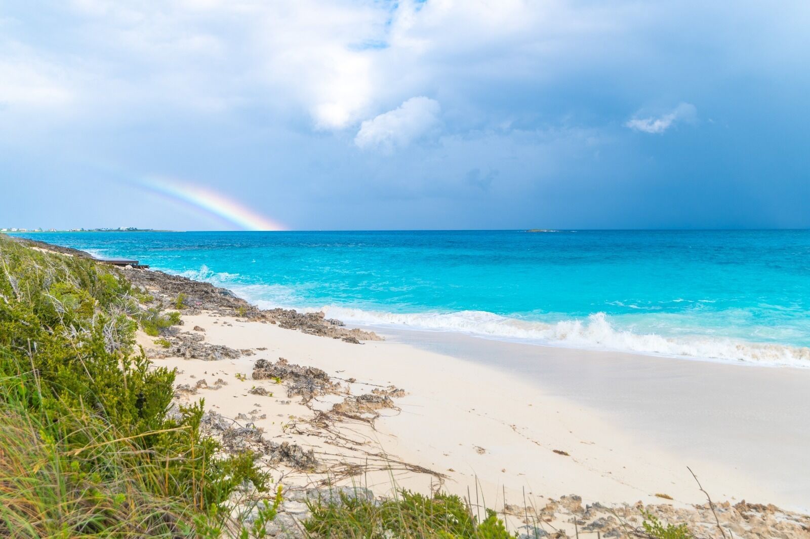 Am Strand, Liegestühle, Strandtücher
