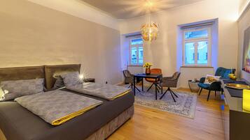 1 makuuhuone, ilmainen Wi-Fi, vuodevaatteet, pääsy pyörätuolilla