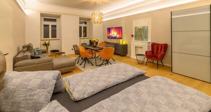 Ferienwohnung "Gasthof Alte Post - Top 4 Commodore" mit Bergblick & WLAN