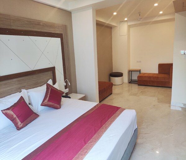 Executive-Doppelzimmer | Bettwäsche aus ägyptischer Baumwolle, hochwertige Bettwaren