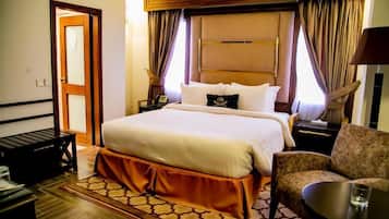 Deluxe-Zimmer | Bügeleisen/Bügelbrett, kostenloses WLAN, Bettwäsche