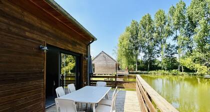 Chalet 1 - House with private pond in Baie De Somme