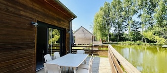 Chalet 1 - House with private pond in Baie De Somme