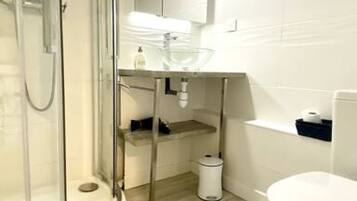 Een douche, een haardroger