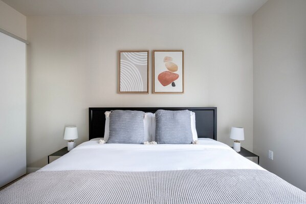 1 室のベッドルーム、アイロン / アイロン台、WiFi、ベッドシーツ