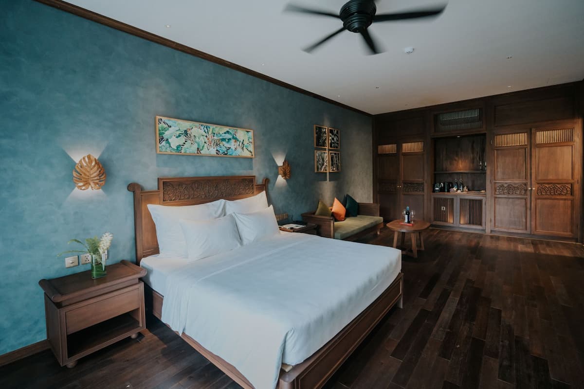 Habitación ejecutiva doble | 1 dormitorio, caja fuerte, escritorio