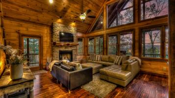 Cabin, 3 phòng ngủ | Phòng khách