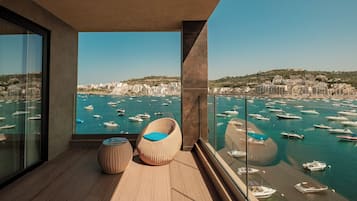 Deluxe Room, Balcony, Sea View | Terrace/patio