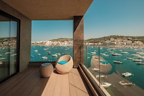Deluxe Room, Balcony, Sea View | Terrace/patio