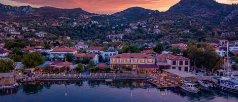 Fachada de la propiedad