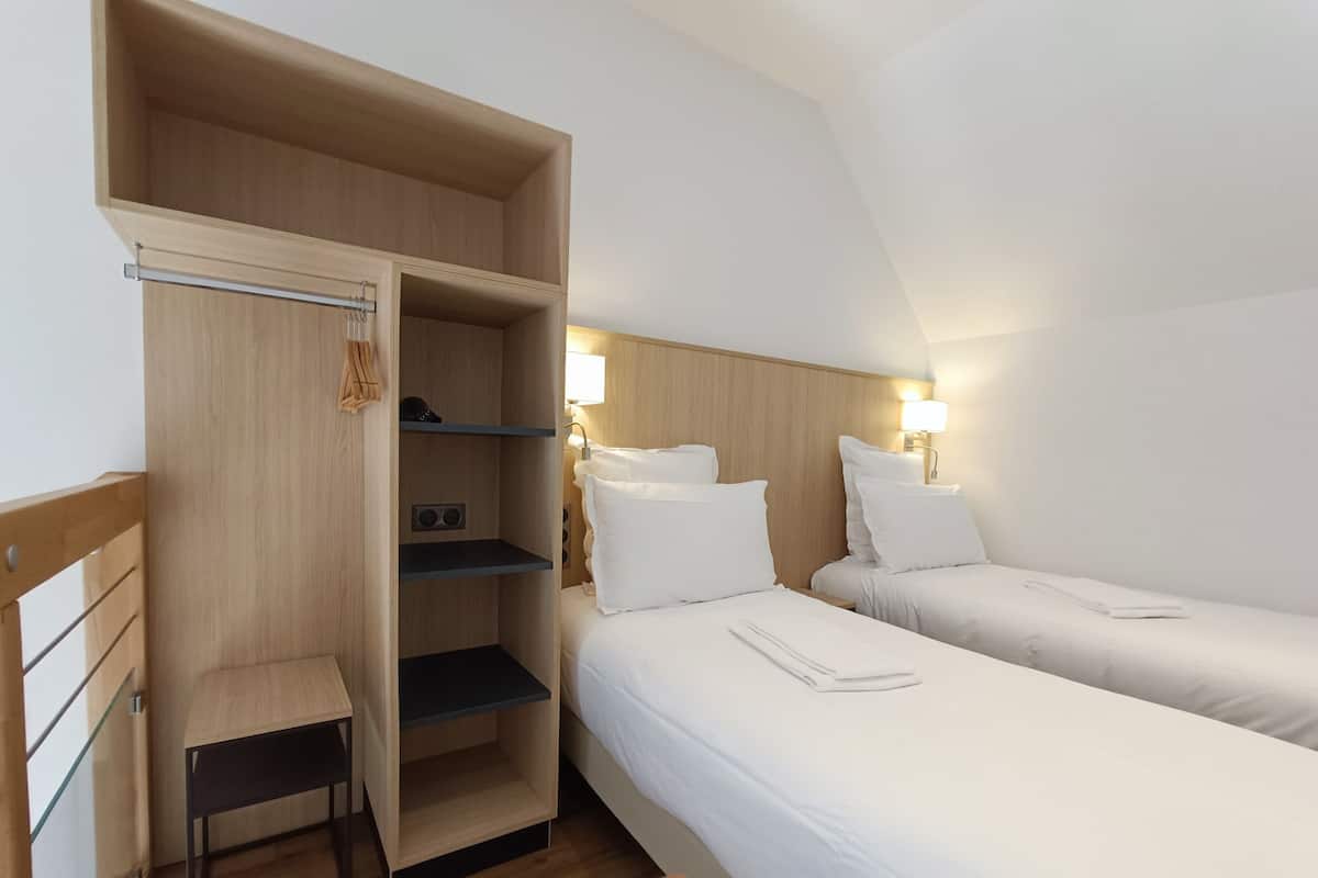 Superior maisonnette | 1 slaapkamer, luxe beddengoed, pillowtop-bedden, een bureau