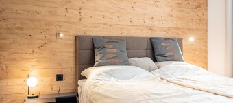 Modern suite directly on the ski slope