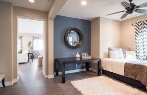 4 bedrooms, desk, iron/ironing board, free WiFi