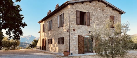 Façade de l’hébergement