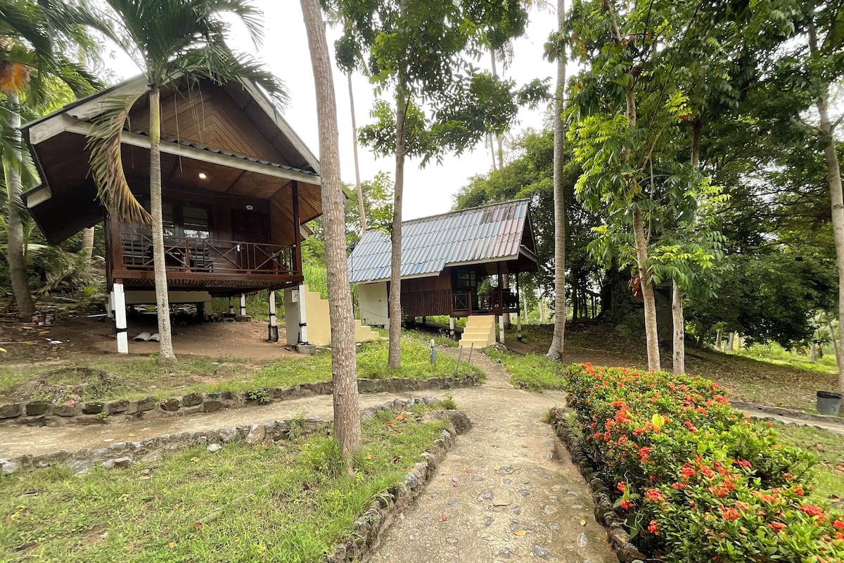 Coconut Village - Bungalow with Fan - No Hot Water | Free WiFi, bed sheets