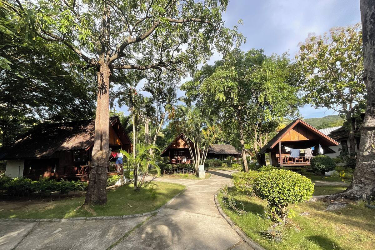 Bangalow Garden View Twin AC | Wi-fi (inkludert) og sengetøy