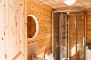 Douche, savon, papier toilette
