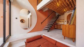 En 50-tommers LED-TV med digitale kanaler samt Netflix