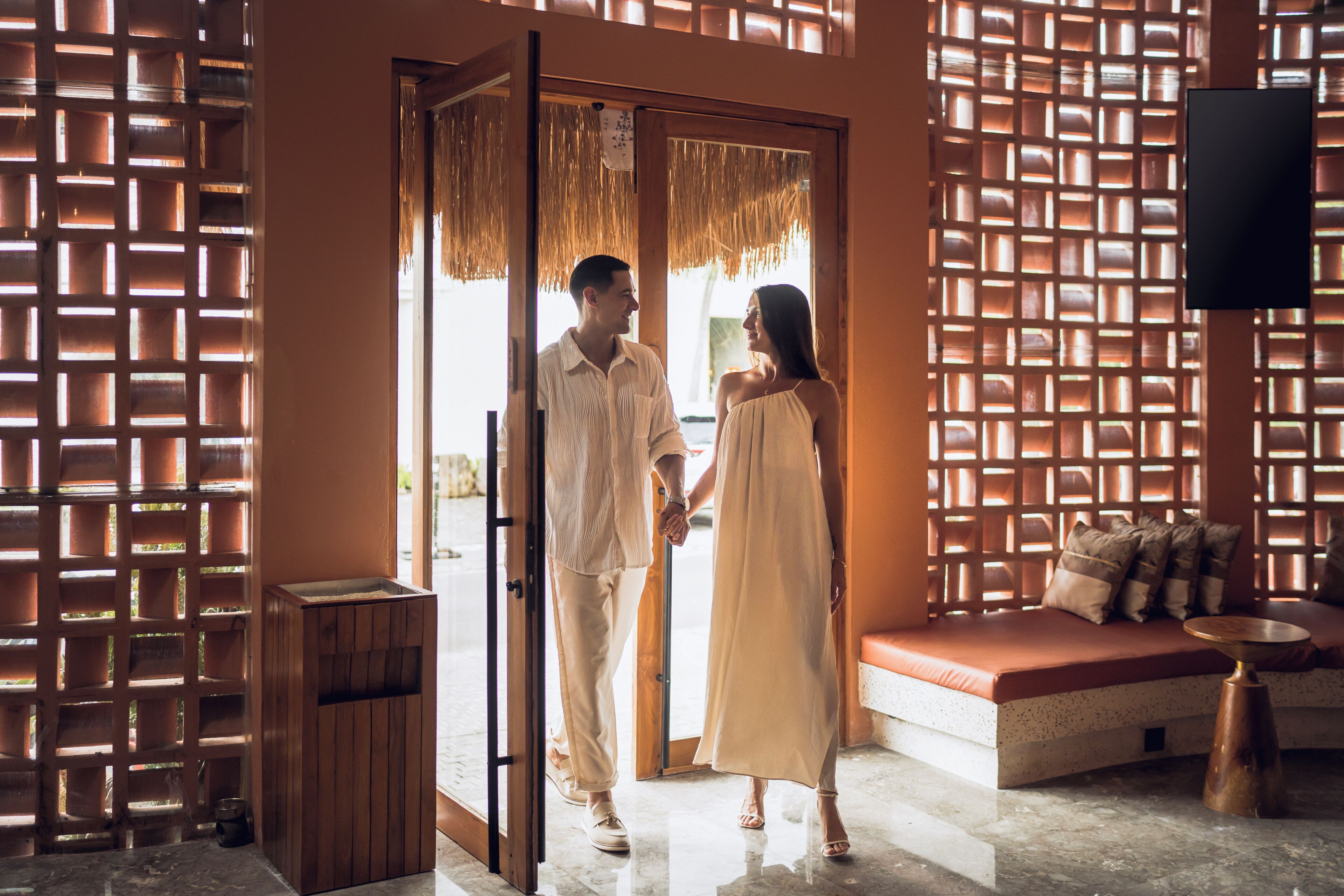 Entrada de la propiedad