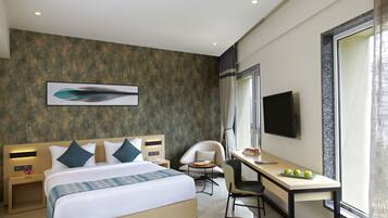 Executive Room, City View | Premium bedding, memory foam beds, minibar, in-room safe