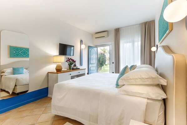 1 Schlafzimmer, Daunenbettdecken, Pillowtop-Betten, Minibar