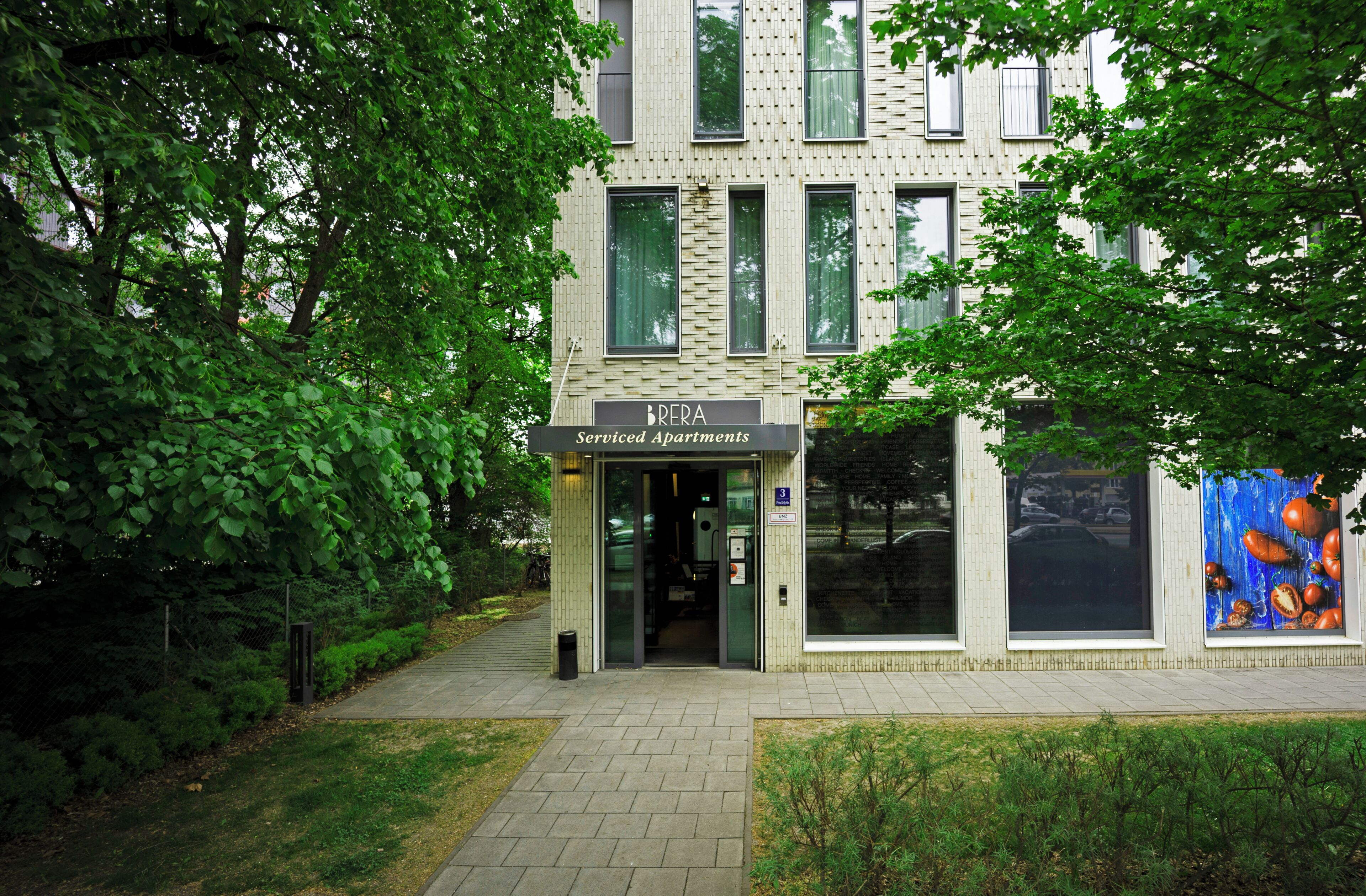 Fassade der Unterkunft