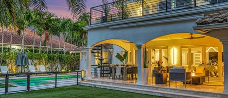 Una piscina climatizada