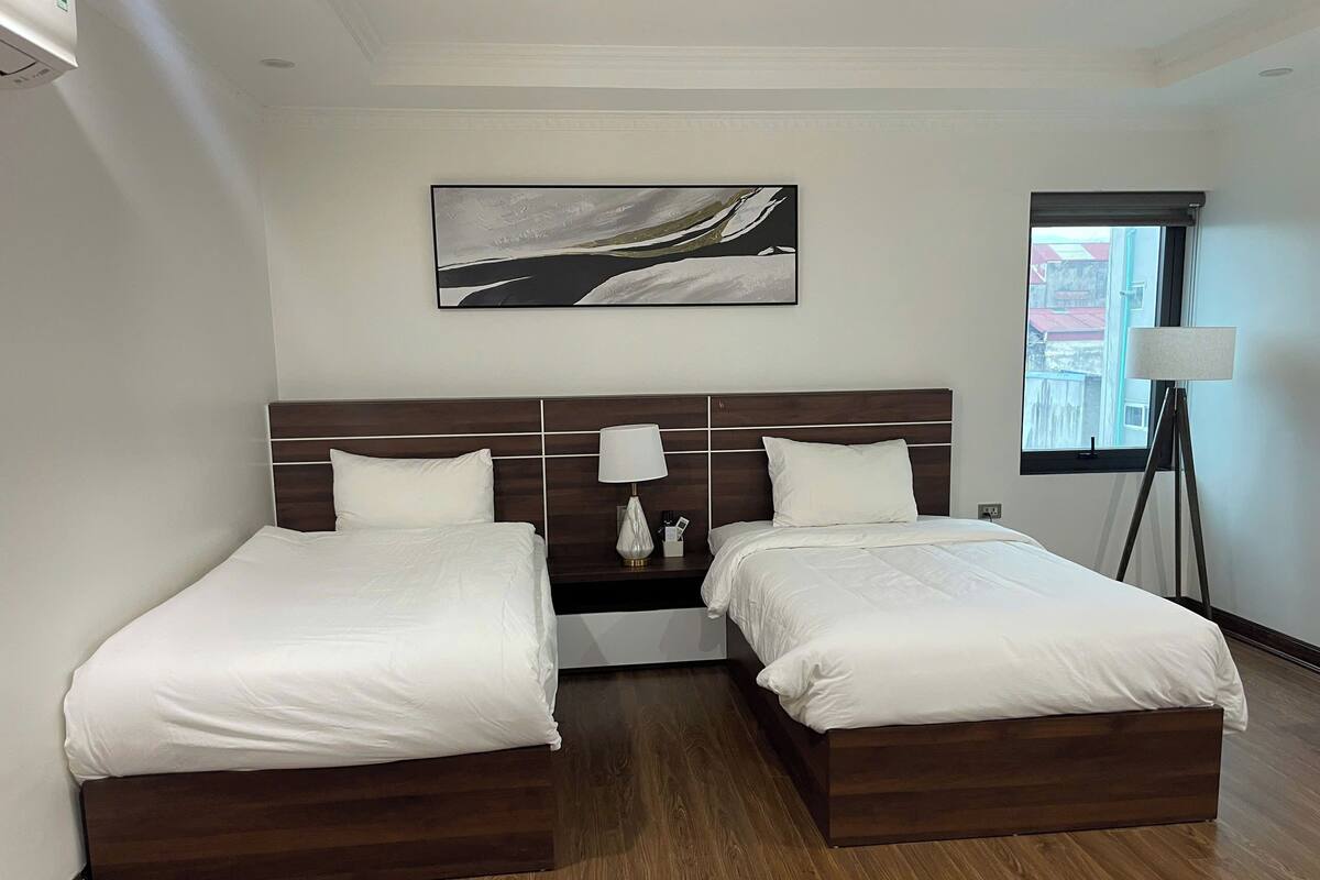 Deluxe Twin Room | Item bar mini percuma, meja, Wi-fi percuma 