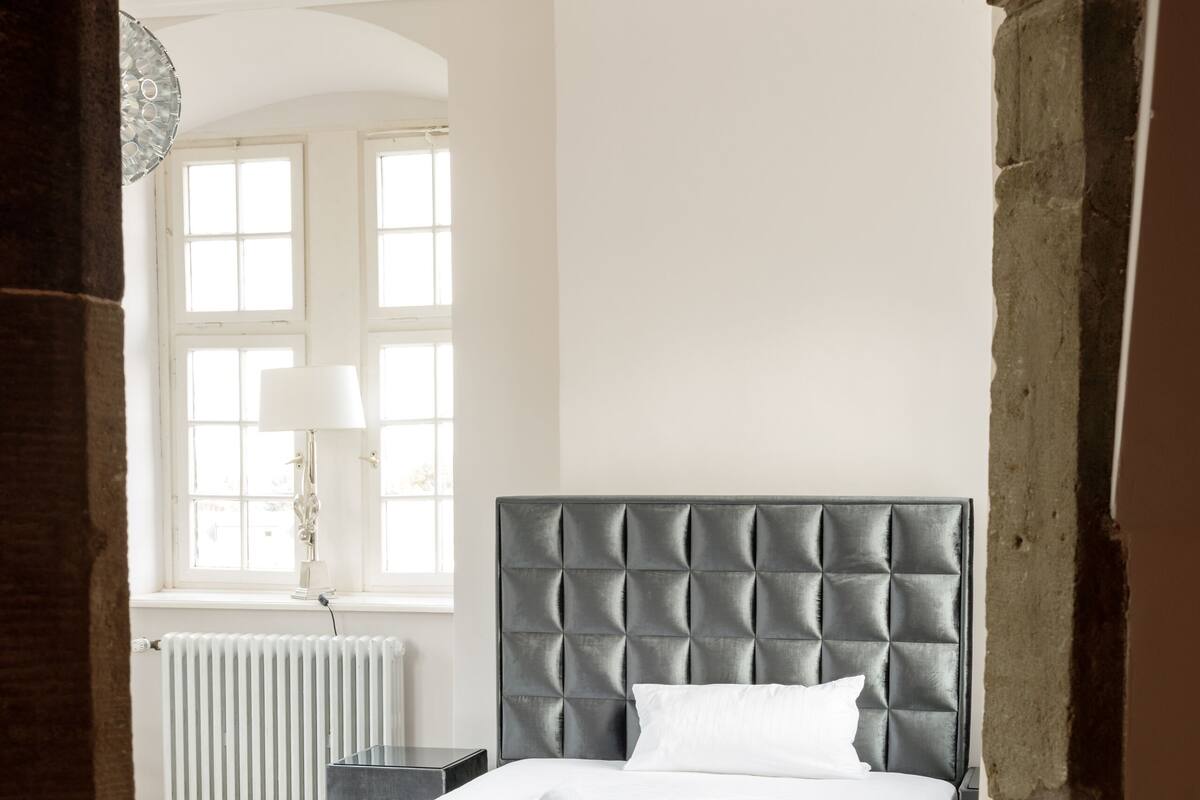 Laptop workspace, free WiFi, bed sheets, wheelchair access