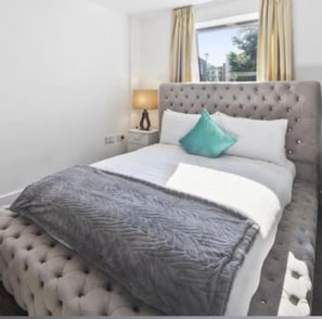 1 bedroom, iron/ironing board, travel crib, free WiFi