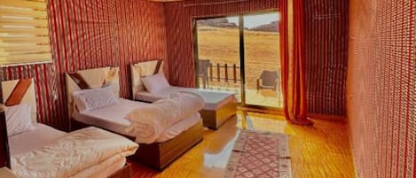 Panoramic Room, 1 Bedroom, Private Bathroom, Mountain View | Egyptian cotton sheets, premium bedding, pillowtop beds, in-room safe