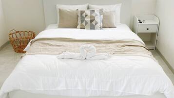 4 habitaciones y ropa de cama de alta calidad