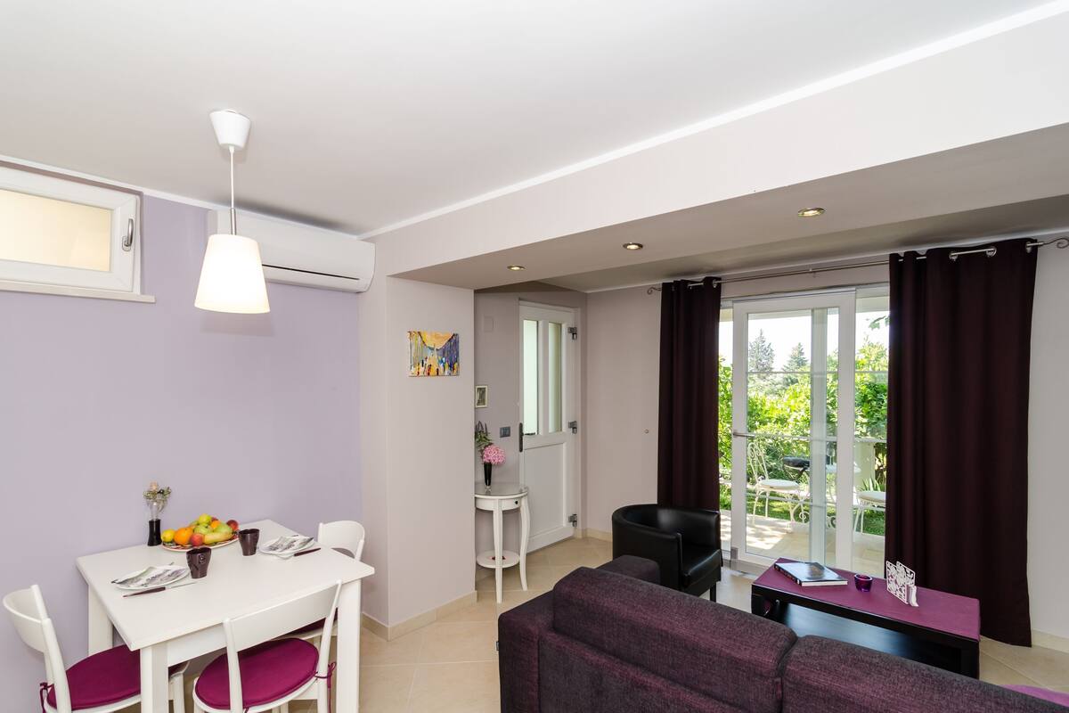 Leilighet (Comfort One-Bedroom Apartment with Te) | Oppholdsrom | TV