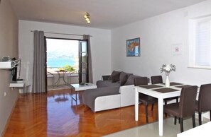 Apartment (Superior Two Bedroom Apartment with B) | Living room | TV - Apartments Dubreta (Konavle)