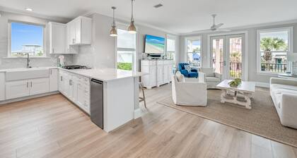 View of Blue. Gulf Views, 4 Bdrm Blue Mountain Beach Stunner, Private Pool!