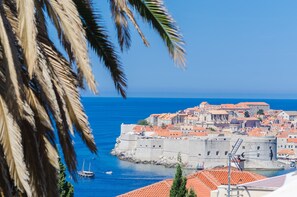 Apartment (Two Bedroom Apartment with Sea View a) | View from property - Apartments Davor (Dubrovnik)