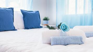 2 bedrooms, iron/ironing board, WiFi (free), bed sheets