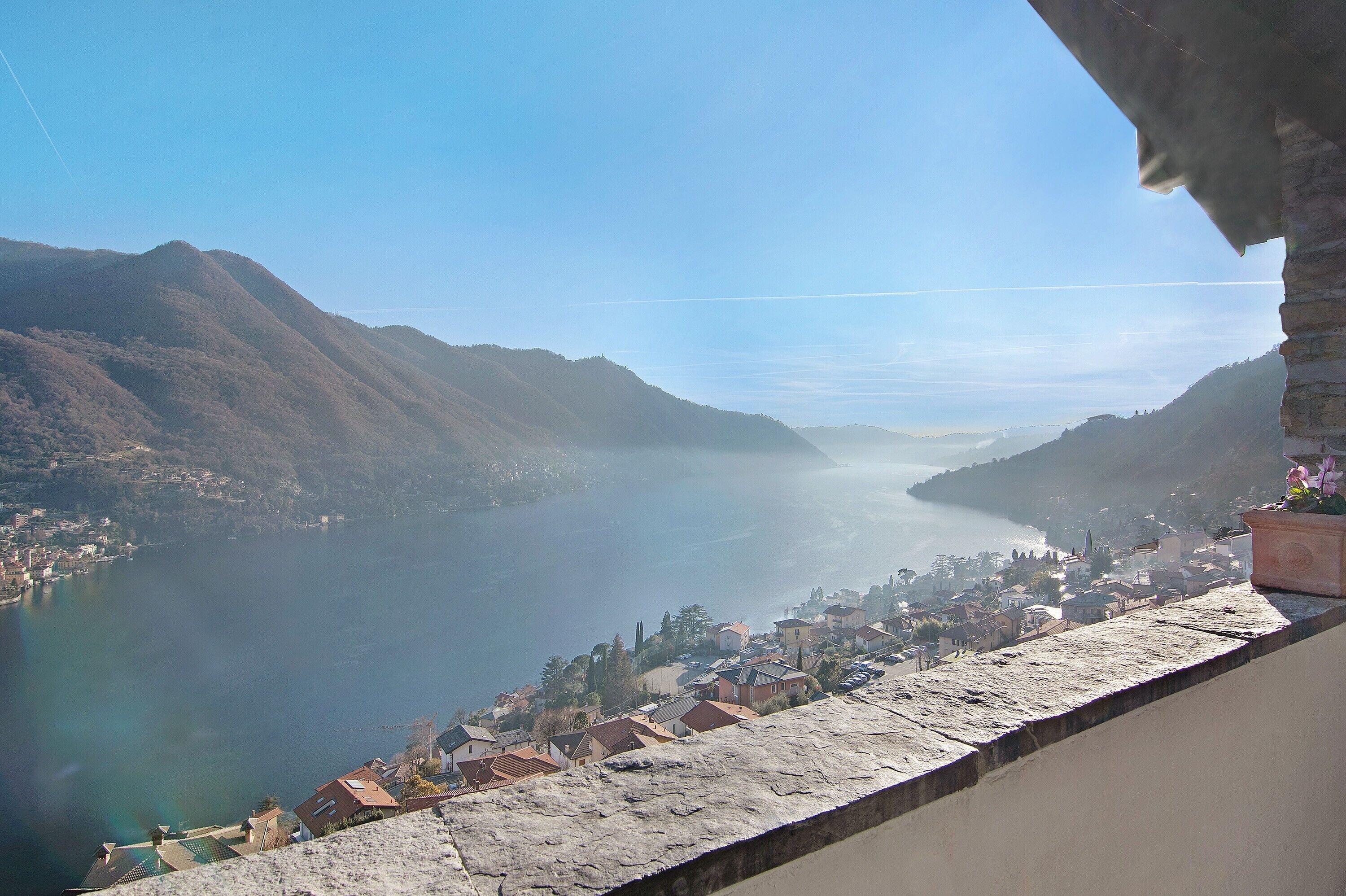 Blick von der Unterkunft