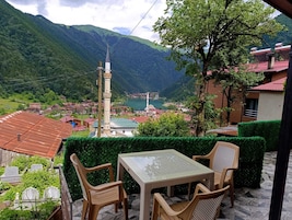 Family Apartment, 2 Bedrooms, 2 Bathrooms, Lake View | Terrace/patio