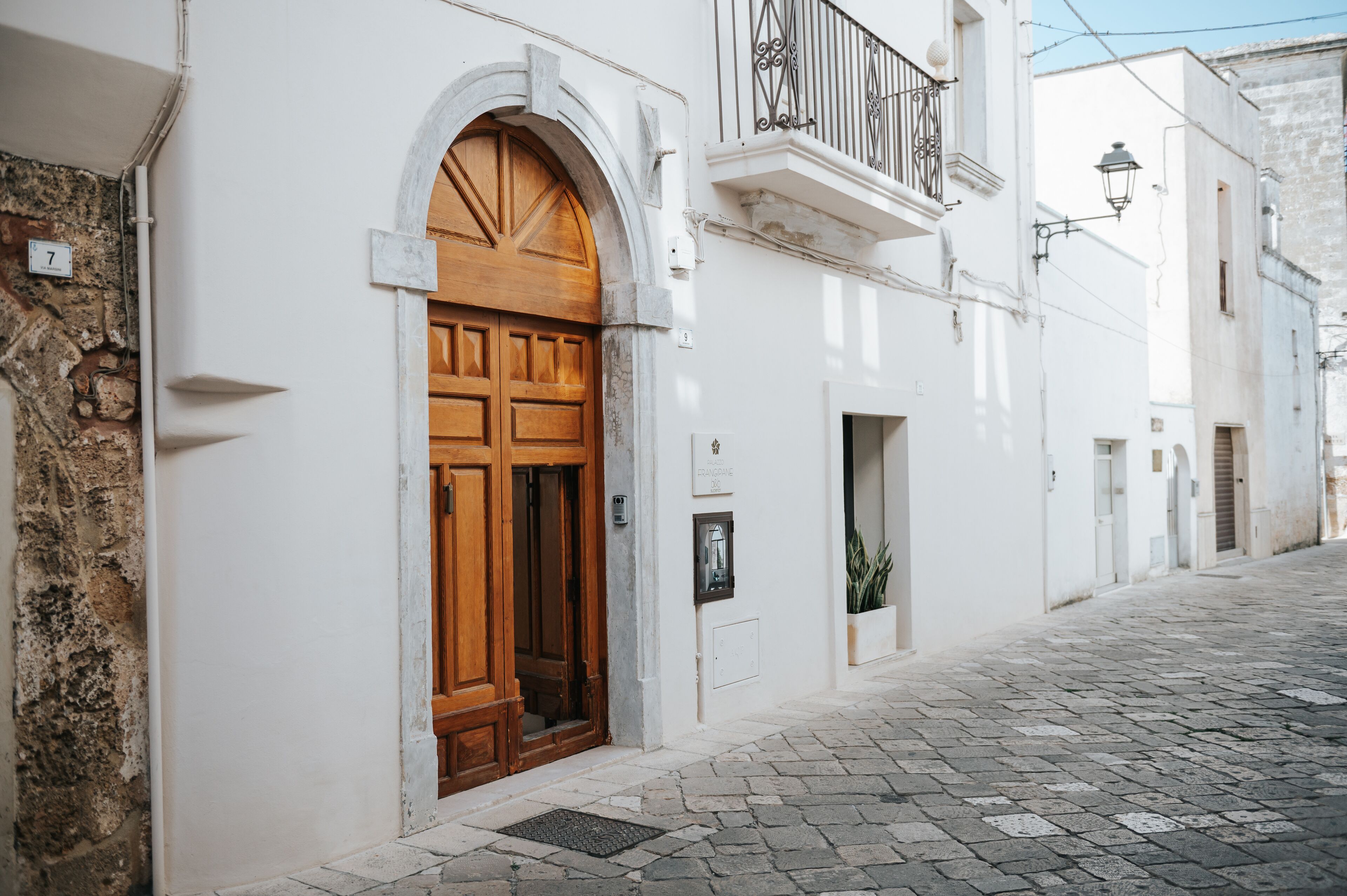 Facciata della struttura